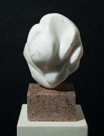Morphogenèse - Albâtre, socle en granit