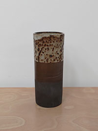 Vases cylindres - Grès émaillé